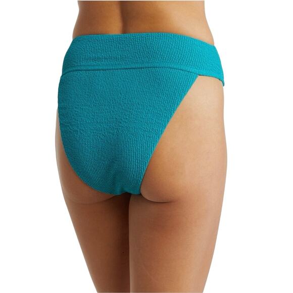 VYB Pink Ribbed High Waist Bikini Bottoms XL NWT Swimwear - Picture 6 of 7